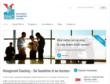 Tablet Screenshot of pmcoaching.com